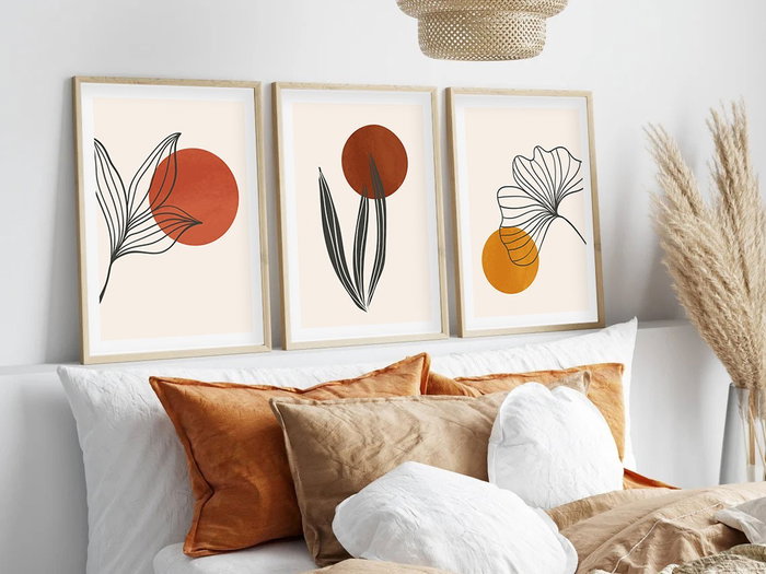 Wallity Huhu215 - Set de 3 Pinturas Decorativas en MDF de 35 x 50 cm Wallity Huhu215 - Set de 3 Pinturas Decorativas en MDF de 35 x 50 cm